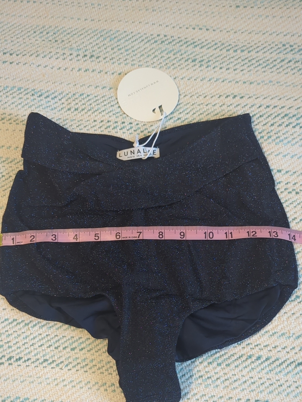Lunalae Paris High Waisted Bottoms -Midnight Shine